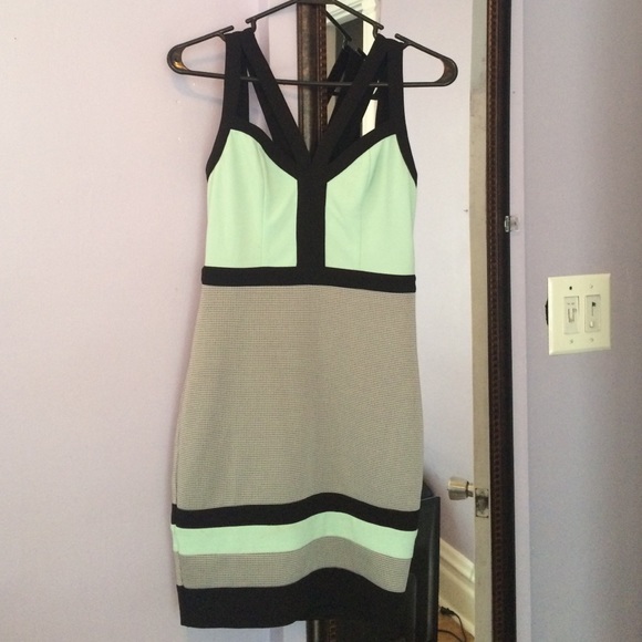 Mint green dress
