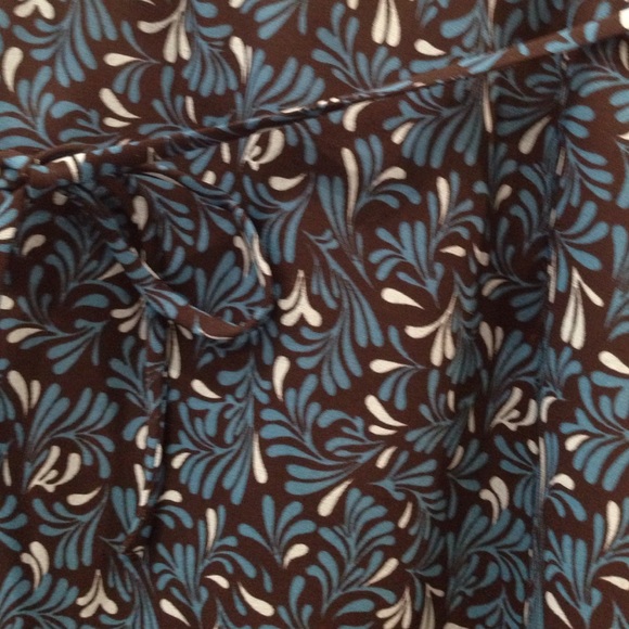 Vintage Worthington Blue and Black A-Line Skirt - Picture 2 of 4