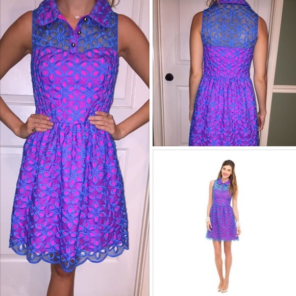 Lilly Pulitzer Size 4 Pemberton Lace Dress NWOT