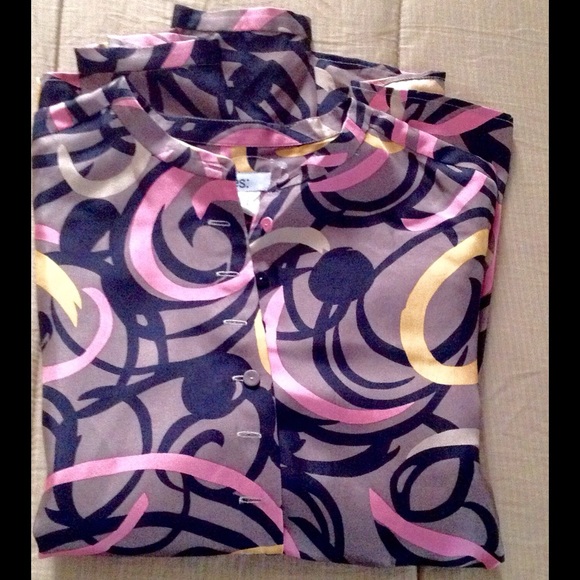 Gorgeous Vintage 100% SILK blouse