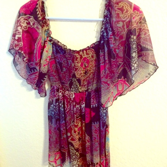 American Rag sheer tunic