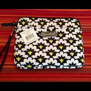 NWT Vera Bradley Tablet Sleeve , Fanfare Fans