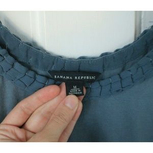 FINAL REDUCTION Banana Republic Grey Blue Tank