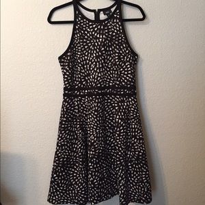 Black and white dress