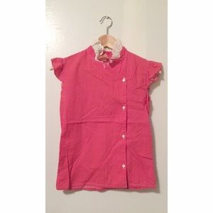 ❤️vintage❤️asymmetrical ruffle top~!