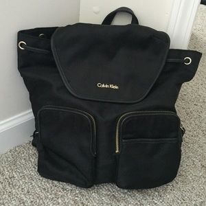 Calvin Klein Black Backpack.