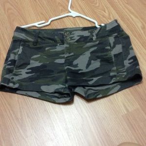 Express camo shorts