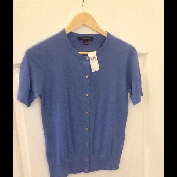 NWT Ann Tayloe Short Sleeve Cardigan