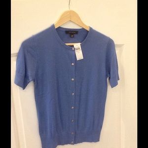 NWT Ann Tayloe Short Sleeve Cardigan