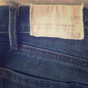LOFT Relaxed Skinny jeans