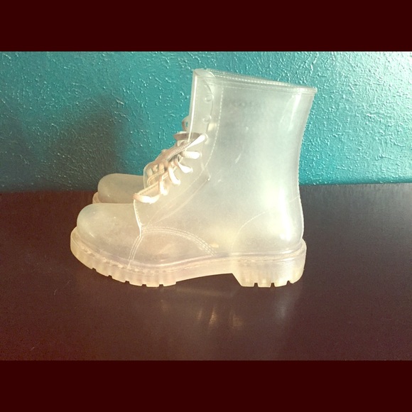 Clear Combat Rain Boots