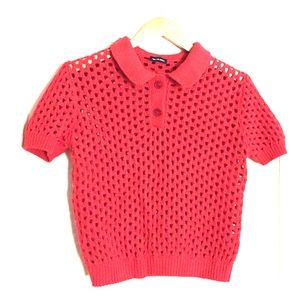 Orange crochet top from American Apparel