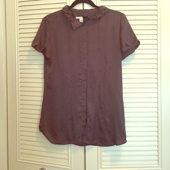 Gray Banana Republic blouse