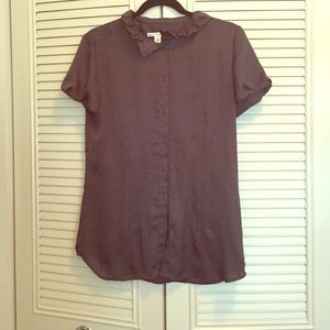 Gray Banana Republic blouse