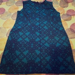 Beautiful Blue & Black Dress