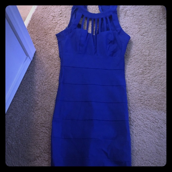 Royal Blue Bodycon Dress