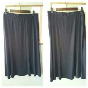 Basic Black A-line Dress Skirt