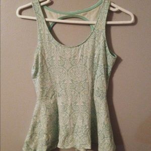 Peplum Tank Top