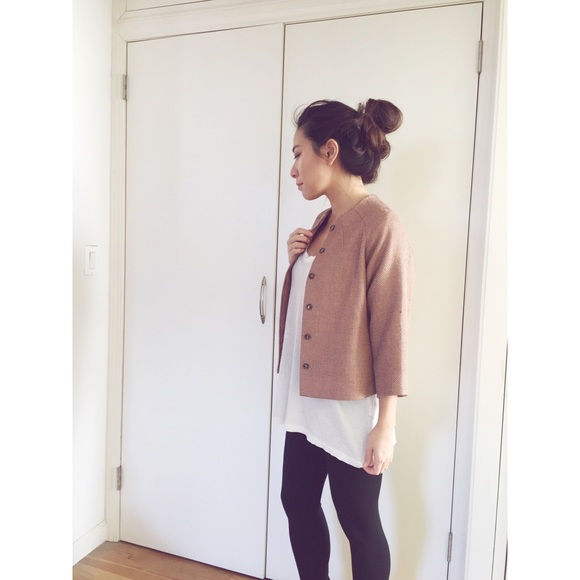 Dusty Pink Swing Jacket by RAOUL