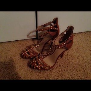 Zara studded high heel sandal