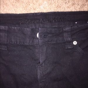 Blue asphalt Black skinny jeans!