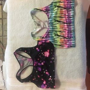 Girls sports bras