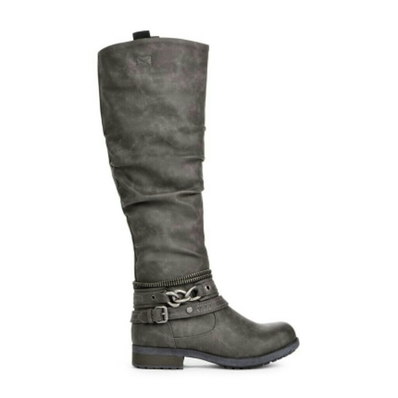 Grey Size 9 JustFab boots