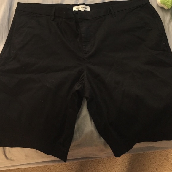 Black Bermuda shorts