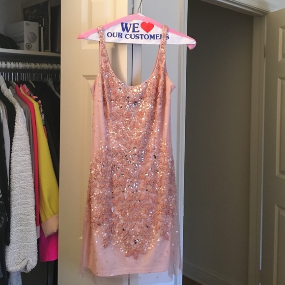 Adrianna Papell Beaded Tank Dress