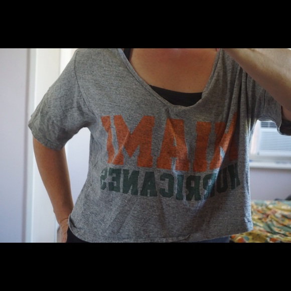 Victoria's Secret PINK Miami Hurricanes crop top! - Picture 4 of 4
