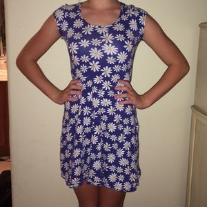 Blue daisy dress
