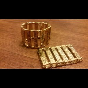 Gold adjustable bracelet