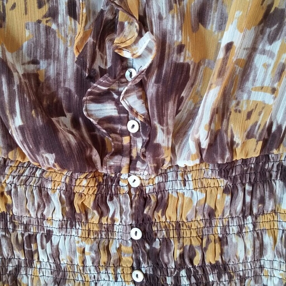 Sheer Ruffle Top - Picture 2 of 4