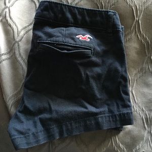 Hollister Navy Khaki Shorts