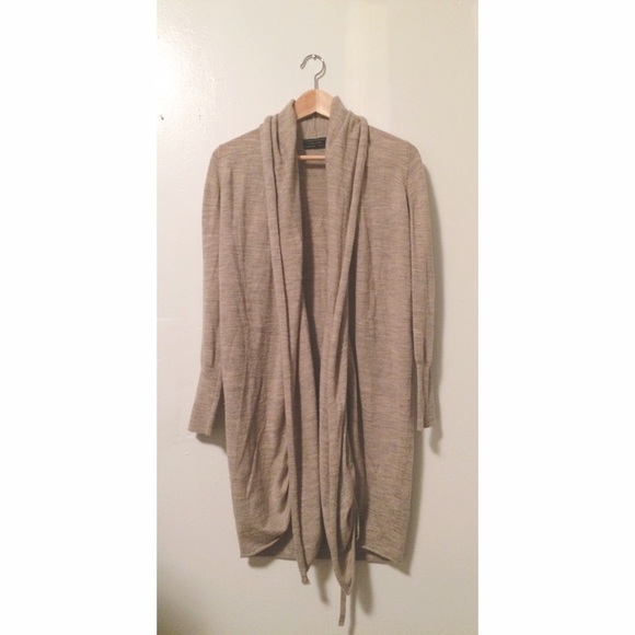 💕All saints💕 adjustable shaw collar sweater~