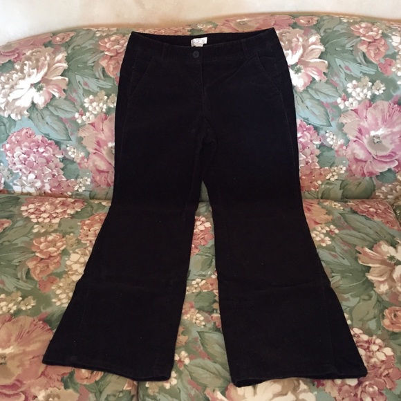 Ann Taylor Loft black corduroy pants - Picture 1 of 4