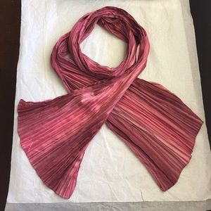 Pink scarf from Paris!