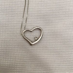 Heart Necklace with Diamond