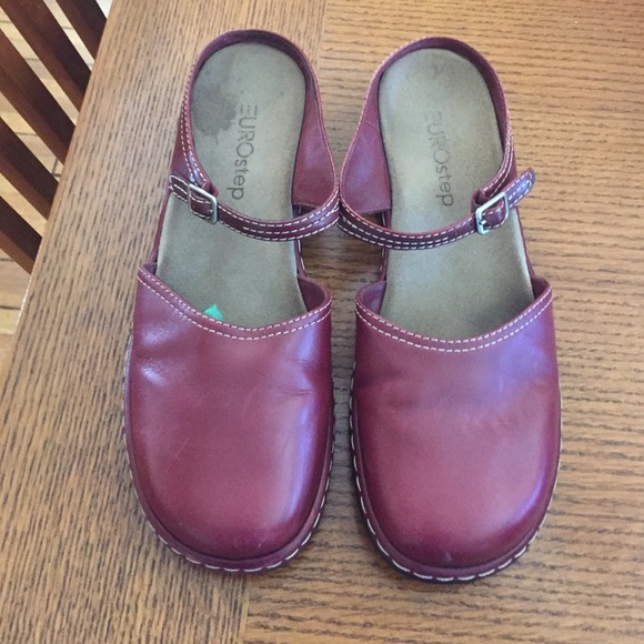 Red eurostep shoes