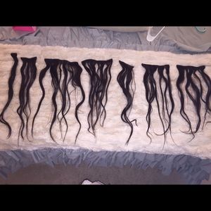 18" Dark Brown Clip In Hair Extensions