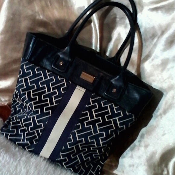 Blue Tommy bag  12 x 12 x 4