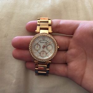 Michael Kors rose gold watch