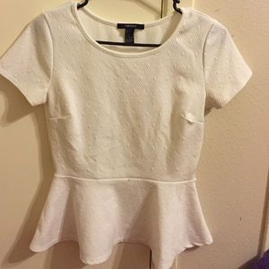 Forever 21 Peplum Top