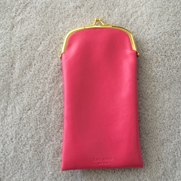 kate spade Accessories - Kate Spade NY NEW soft eye glass case. Pink