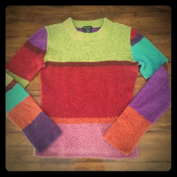 ❤️🌈Buffalo David Bitton Colorblock Wool Sweater