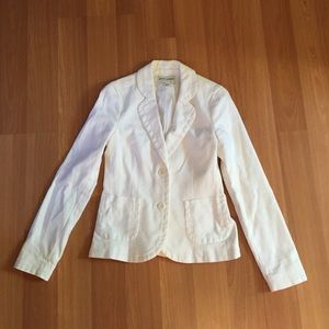 White Colton, lined Banana Republic blazer
