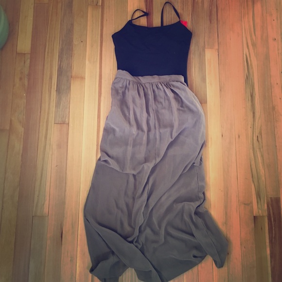 Beige Long Skirt