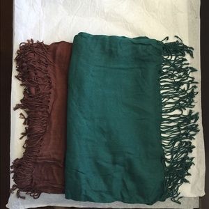 Two scarves/wraps
