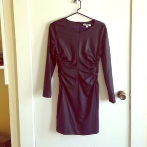 Long sleeve black dress