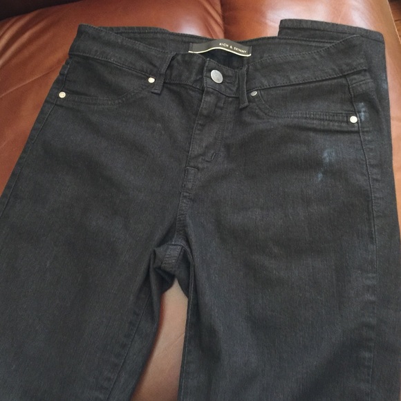 NWOT Rich & Skinny black skinny jeans